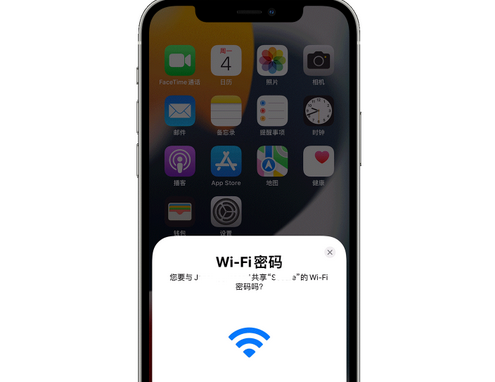 道孚苹果15维修店分享iPhone15如何共享Wi-Fi密码 